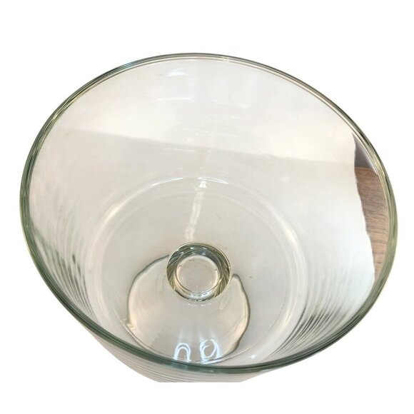Anchor Hocking Presence Clear Glass Trifle Dish Pedestal Footed Bowl  8.5" Tall - Picture 8 of 8